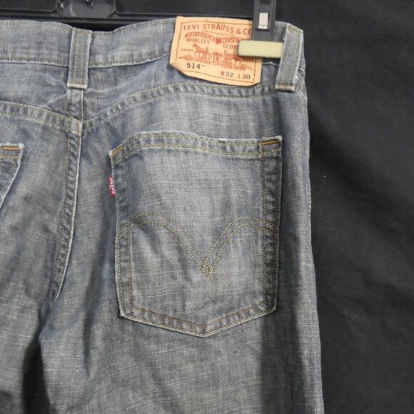 LEVI'S 514 JEANS - Slim Straight | 32 x 30 | Classic Blue Demin Jeans - Picture 12 of 16